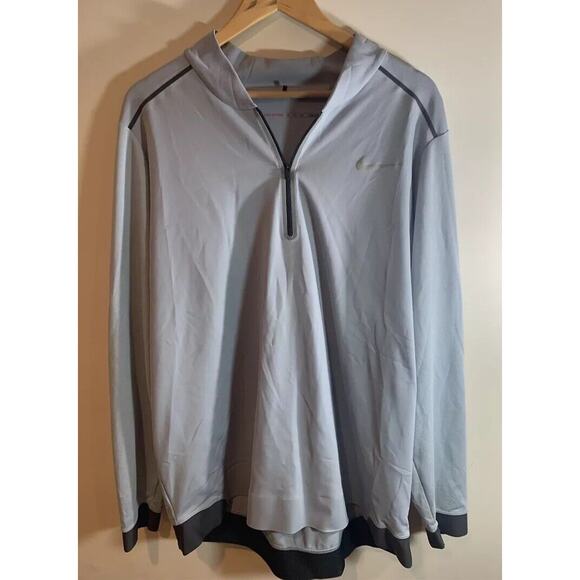 Nike Tiger Woods Collection Long Sleeve 1/4 Zip Pullover Jacket 2X-Large Gray‎ - Picture 1 of 16